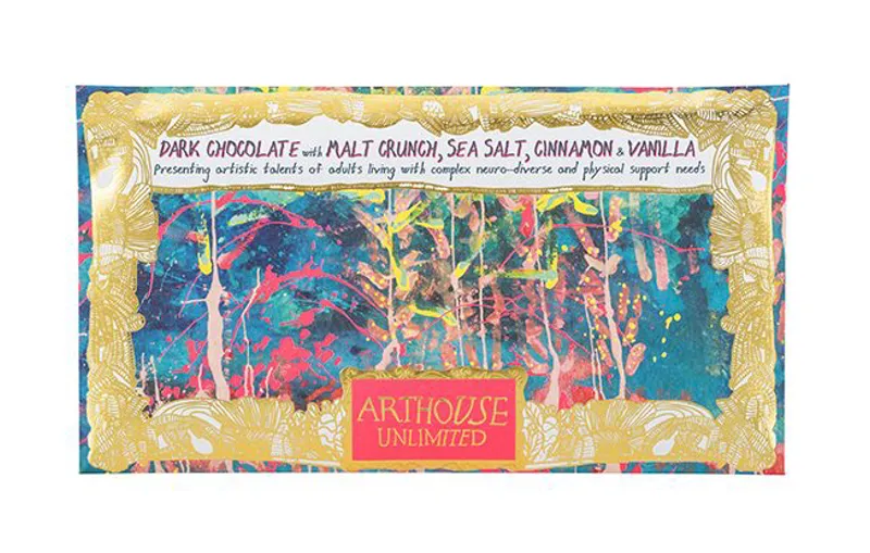 Arthouse Unlimited Underwater Dark Chocolate Bar with Malt Crunch-1